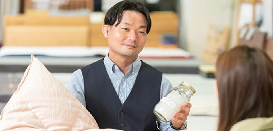 羽毛ふとんのご相談・体感