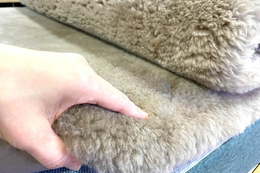 アミカドヤのムートンシーツ