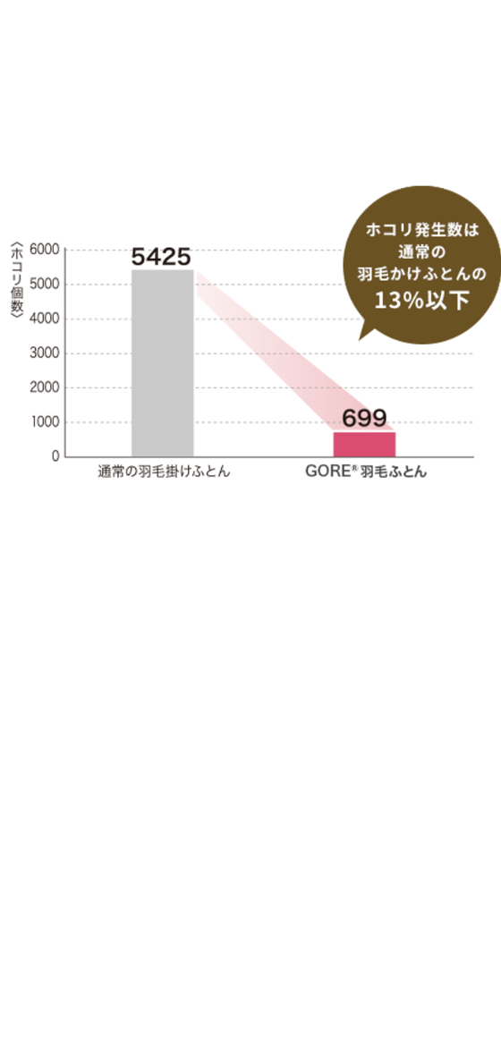 ゴア羽毛ふとん